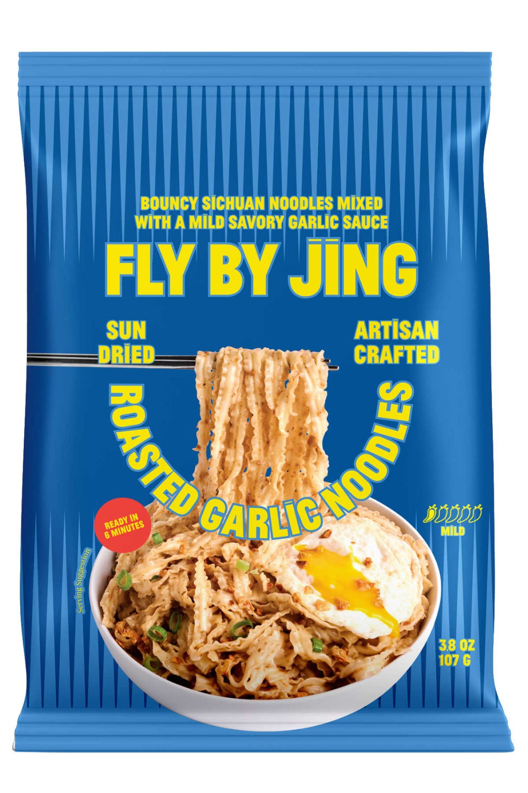Dive into this honest review of Fly By Jing Roasted Garlic Noodles to see how these bouncy, sun-dried vegan noodles deliver deep umami flavor that isn't spicy in just six quick minutes.